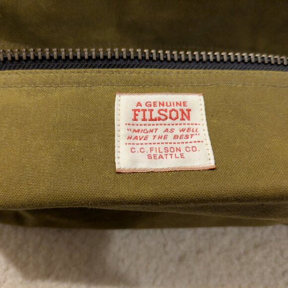 Filson Tin Cloth Travel Kit, Dark Tan - Picture 5 of 10